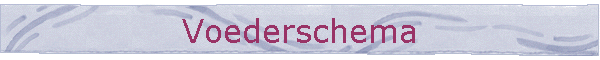 Voederschema
